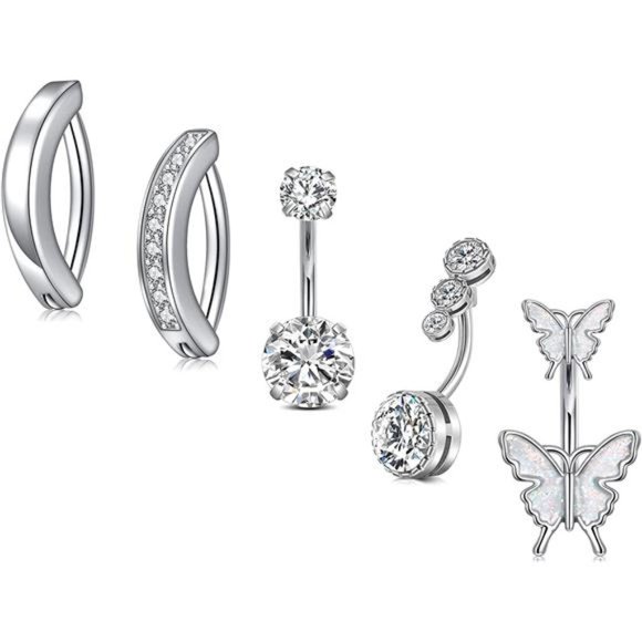 Jewelry Cz Belly Button Rings Surgical Steel Body Jewelry Poshmark
